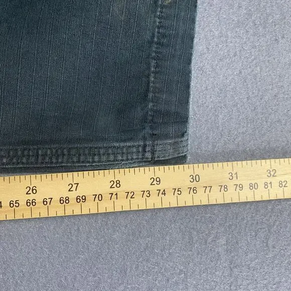 Carhartt Cargo Pants Mens 37x30 Black Relaxed Fit Double Knee Workwear Utility - Picture 15 of 16